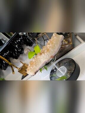 Citrine Quartz Crystal Cluster